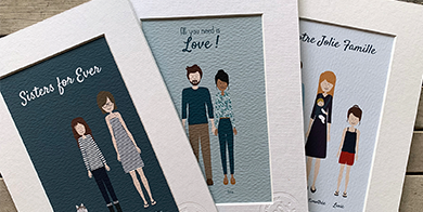 Affiches mini-tribu à personnaliser